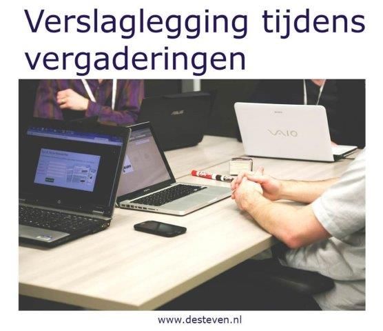 Verslaglegging tijdens vergaderingen